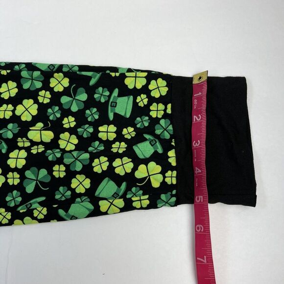 Nightzone St Patricks Day Green Clover Shamrock Hat Unisex Pajama Pants Sz M NWT - Picture 9 of 9
